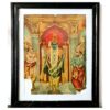 Ravi Varma's Lord Vishnu with Hanuman & Garuda lithograph - Image 3