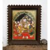 Authentic Krishna Durbar Tanjore painting - Image 2