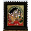 Authentic Krishna Durbar Tanjore painting - Image 3