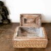 Viboothi box single block with lid wood carved - Image 4