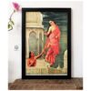 Raja Ravi Varma's Celestial Nymph Urvashi King Pururavas framed new print