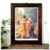 Raja Ravi Varma's comissioned art Lithograph 'Arjuna and Shubhatra'