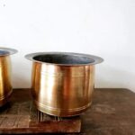Chettinadu kuvi adukku pathiram set of three golden brass - Indian ...