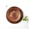 Vintage brass floral layered wall plate fully embossed intricate etching