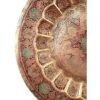 Vintage brass floral layered wall plate fully embossed intricate etching - Image 4