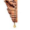 Mythical yazhli wall mount panel with brass bell - Image 3