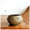 Kerala rice measuring/ weighing pot bronze