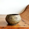Kerala rice measuring/ weighing pot bronze - Image 10