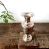 Sparrow on plant etched bud vase - Image 2