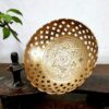 Floral etched ornate mini footed bowl - Image 3