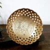 Floral etched ornate mini footed bowl - Image 4