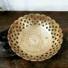 Floral etched ornate mini footed bowl - Image 6