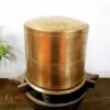 Compact brass ribbed vessel/ siru vari adukku pathiram - Image 8