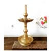 Kerala naadan kuthu vilakku white bronze wax casted rare 5 wick lamp
