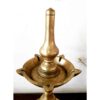 Kerala naadan kuthu vilakku white bronze wax casted rare 5 wick lamp - Image 4