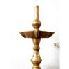 Kerala naadan kuthu vilakku white bronze wax casted rare 5 wick lamp - Image 5
