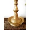 Kerala naadan kuthu vilakku white bronze wax casted rare 5 wick lamp - Image 7