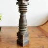 Vilakku Thoon maadam Karu veeti wood ornate carved Lamp pedestal - Image 2