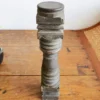 Vilakku Thoon maadam Karu veeti wood ornate carved Lamp pedestal - Image 8