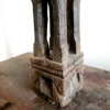 Burmese teak Aghal vilakku mandapa maadam Lamp pedestal - Image 6
