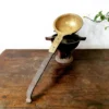 Kerala Royal's golden bronze Vaal Uruli with cast iron handle 005 - Image 6