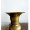 Large kolambi bud vase/ flower vase white bronze - Image 5
