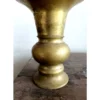 Large kolambi bud vase/ flower vase white bronze - Image 6