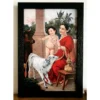 Raja Ravi Varma's 'Yashodha with Bal Krishna Print - Image 2