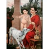 Raja Ravi Varma's 'Yashodha with Bal Krishna Print - Image 3