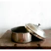Classic white brass chapati box/ snack box - Image 2
