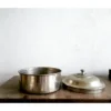 Classic white brass chapati box/ snack box - Image 4