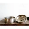 Classic white brass chapati box/ snack box - Image 3
