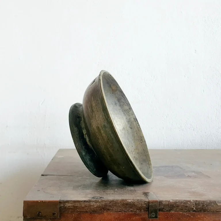 Bell metal Kanji kumba/Gruel & Porridge footed bowl - Image 2