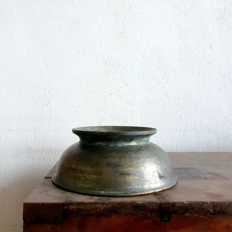 Bell metal Kanji kumba/Gruel & Porridge footed bowl - Image 5