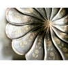 Persian lotus leaf pattern etched platter golden bronze - Image 5