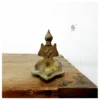 Vaishnavaites Perumal large naama crown bronze lamp