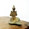 Vaishnavaites Perumal large naama crown bronze lamp - Image 2
