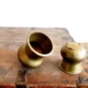 Kumil Kuvalai Raja Rani set of two bronze servewares - Image 6