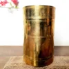 Giant Rice Seer/ Chitira padi unused golden brass versatile measuring vessel - Image 3