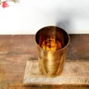 Giant Rice Seer/ Chitira padi unused golden brass versatile measuring vessel - Image 4