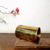 Giant Rice Seer/ Chitira padi unused golden brass versatile measuring vessel - Image 9