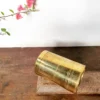 Giant Rice Seer/ Chitira padi unused golden brass versatile measuring vessel - Image 10