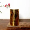 Giant Rice Seer/ Chitira padi unused golden brass versatile measuring vessel - Image 12