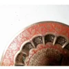 Vintage brass peacock wall plate set of two fully embossed etching - Image 9