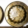Vintage brass peacock wall plate set of two fully embossed etching - Image 13