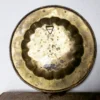 Vintage brass peacock wall plate set of two fully embossed etching - Image 14