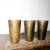 Lassi tumblers set of three large size bronze - Image 2