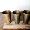 Lassi tumblers set of three large size bronze - Image 7