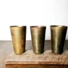 Lassi tumblers set of three large size bronze - Image 3
