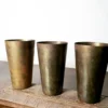 Lassi tumblers set of three large size bronze - Image 4